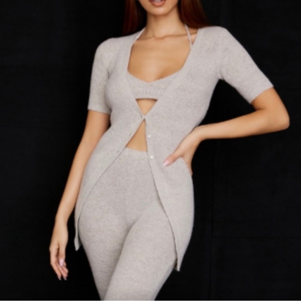 SALE✨ HOUSE OF CB oatmeal cardigan